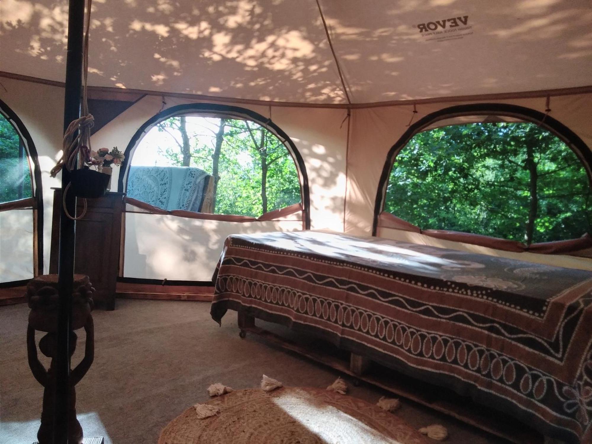 Tente Safari Lodge Dans Foret Luxuriante Vielle-Tursan Exterior foto