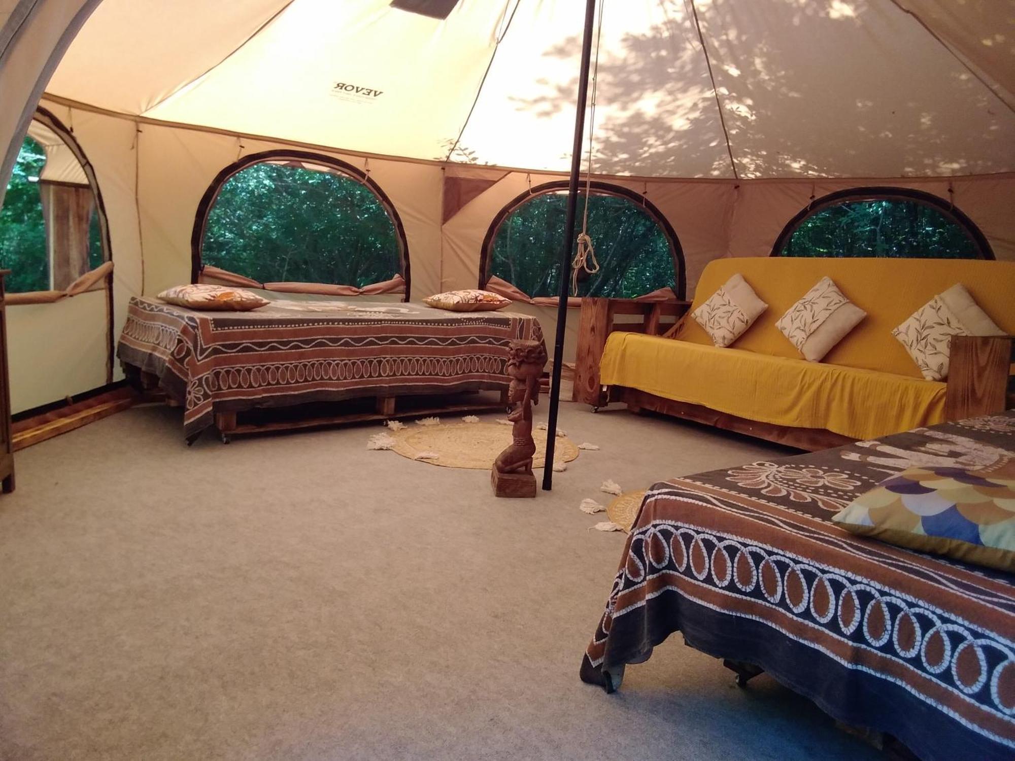 Tente Safari Lodge Dans Foret Luxuriante Vielle-Tursan Exterior foto